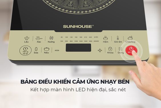 Bếp từ đơn Sunhouse SHD6869 điều khiển cảm ứng